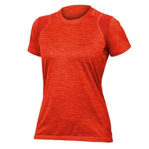 Endura ENDURA STrack MTB Fietsshirt Korte Mouwen Rood Dames