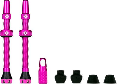 Muc Off Muc-Off Tubeless Valve Kit V2 Universal for MTB & Road - pink - Größe 60 mm