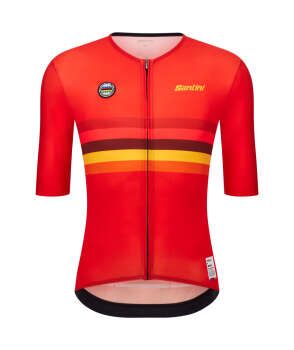Santini SANTINI UCI WORLD CHAMPION SPAIN KISA KOL FORMA
