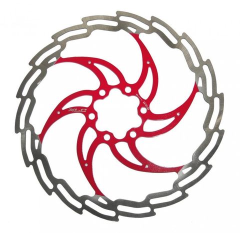 XLC XLC Bremsscheibe BR-X02 Ø 160/1,8mm, silber/rot, 97g