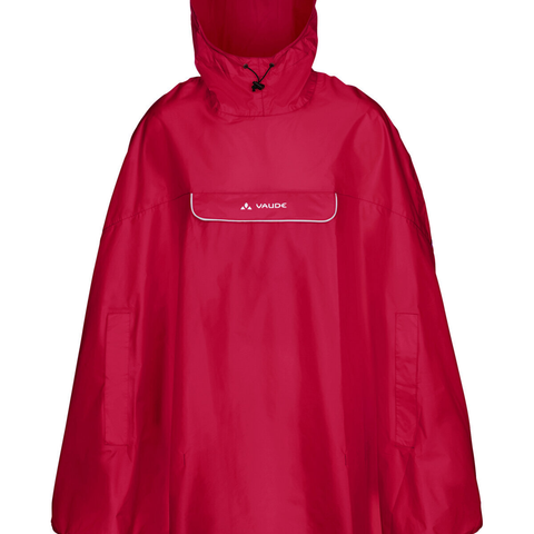 VAUDE VAUDE Valdipino Poncho rood uni S