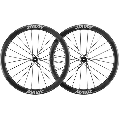 Mavic Mavic Cosmic SLR 45 Disc Center Lock 23 mm 28" Carbon Laufradsatz schwarz 100 mm Shimano Road 142 mm Non Boost
