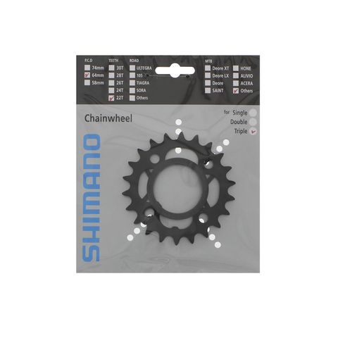 Shimano Shimano Aynakol Dişlisi FC-M391 22T 3x9S