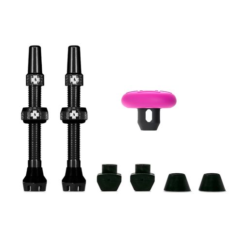 Muc Off Muc-Off Tubeless AirTag-Halter mit 44 mm Ventil-Kit