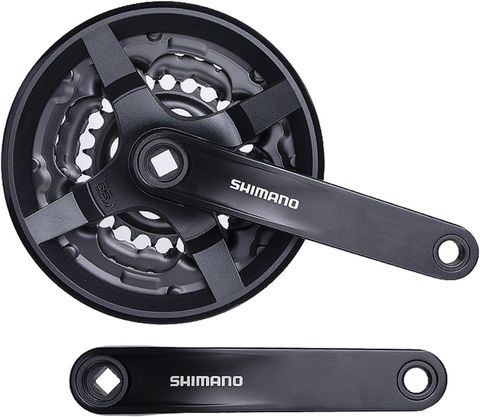 Shimano Shimano FC-TY301 170mm 42T 6-7-8V 3lü Aynakol Kapaklı Siyah*