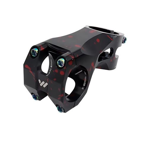 Wake Wake CNC Alüminyum 31.8mm 60mm Kamuflaj Siyah Kırmızı Bisiklet Gidon Boğazı