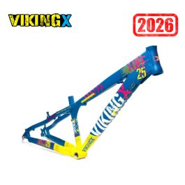Vikingx VikingX Tuff X-25 Dirt Jump Aliminyum Kadro Yeşil-Sarı PT315