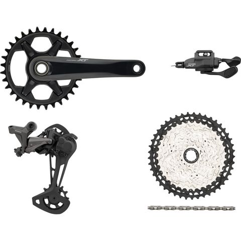Shimano Shimano XT M8100 Gruppe 1x12 36 schwarz 175,0 mm/I-Spec EV/10-45