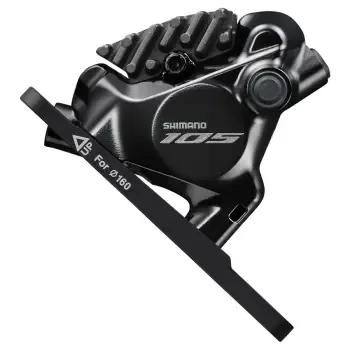 Shimano SHIMANO 105 BR-R7170-F 2 PİSTONLU DÜZ MONTAJ ÖN DİSK FREN KALİPER