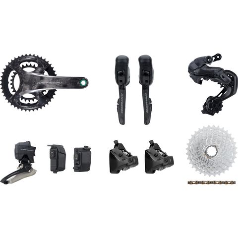 Campagnolo Campagnolo Super Record Wireless Gruppe 2x12-fach 29-45 140/140 carbon Anlöt 11-32 165,0 mm ohne