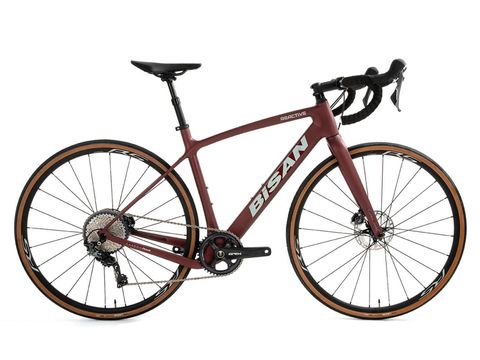 Bisan Bisan Reactive Gravel | 54cm Kadro | Mat Bordo