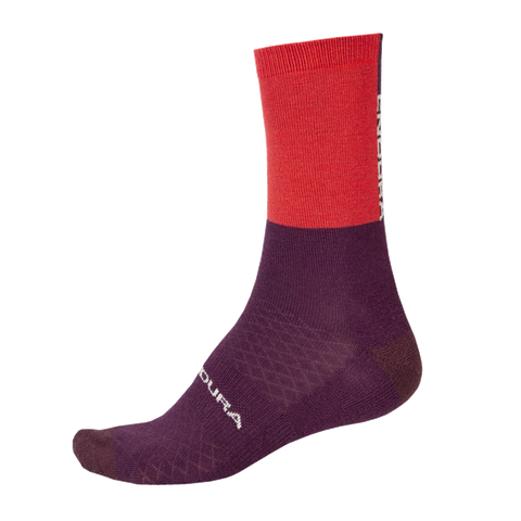 Endura ENDURA BAABAA MERINO WINTERSOKKEN 37-41 pomegranate