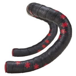 Supacaz Supacaz Gidon Bantı BT-22 Super Sticky Kush (Galaxy Red Print/Ano Red  Gidon Tıpası)