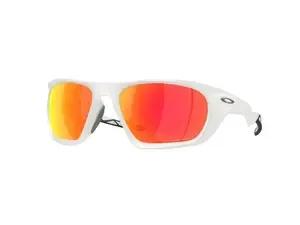 Oakley OAKLEY Lateralis Sport Zonnebril Prizm Ruby Polarized Lens Mat Wit