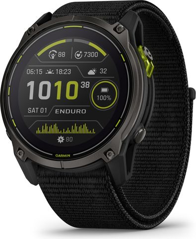Garmin Garmin Enduro 3 Smartwatch schwarz carbongrau