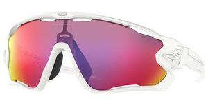 Oakley OAKLEY Jawbreaker Fietsbril Polished Wit Prizm Road Lens