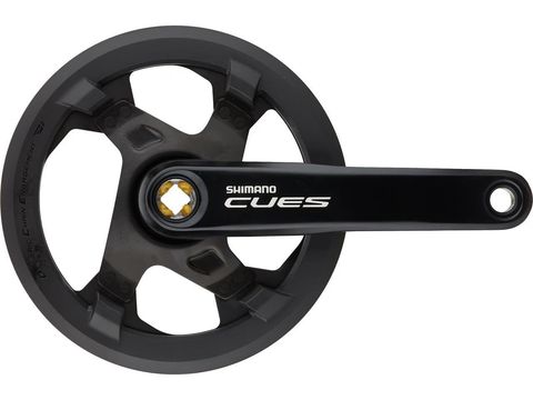 Shimano Shimano Cues FC-U4000-1 170mm 42T 1x9/10/11s Uyumlu Kapaklı Aynakol Siyah