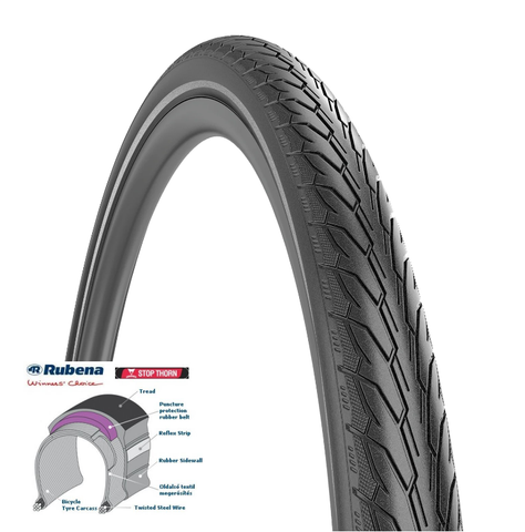 Rubena Rubena 20x1.75 Zırhlı Dış Lastik Stop Thorn Flash