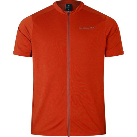 Endura Endura Loop S/S Zipped Trikot flame red