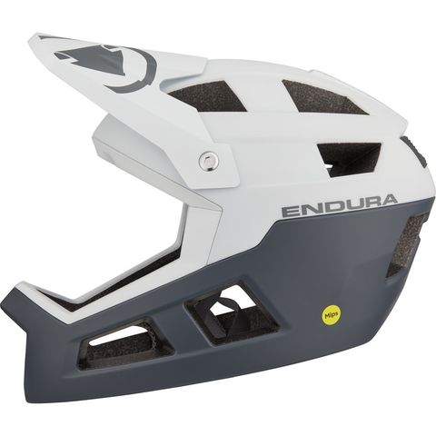 Endura Endura SingleTrack Full Face MIPS Helm weiss 58 - 63 cm