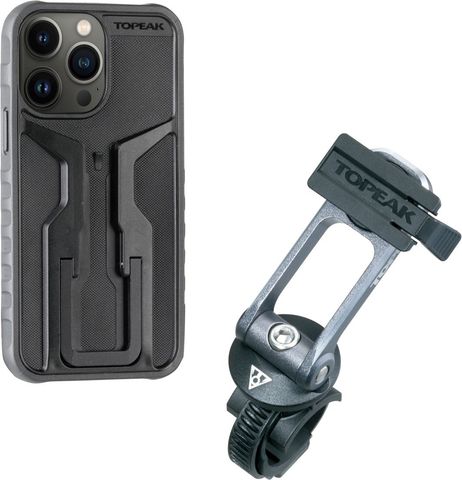 Topeak Topeak RideCase für iPhone 13 Pro Max mit Halter - Schwarz-Grau - Größe iPhone 13 Pro