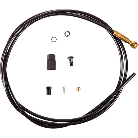 Shimano Shimano Bremsleitung SM-BH90-SBLS kürzbar mit Banjo für Saint schwarz 1700 mm