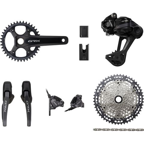 Shimano Shimano GRX Di2 RX827 Gruppe 1x12 / 40 schwarz 170,0 mm 10-51