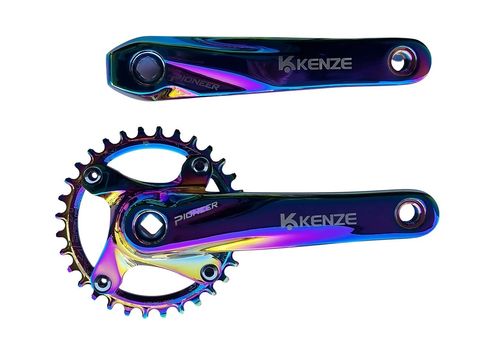 Kenze Kenze MTB 32T 170mm Rainbow Bisiklet Aynakol Seti