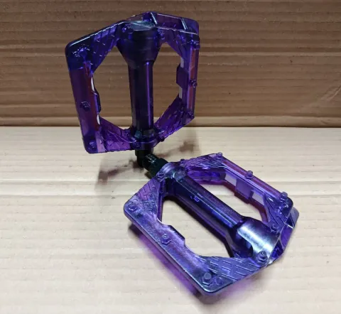 Evo Şeffaf Evo Platform Geniş Pedal mor