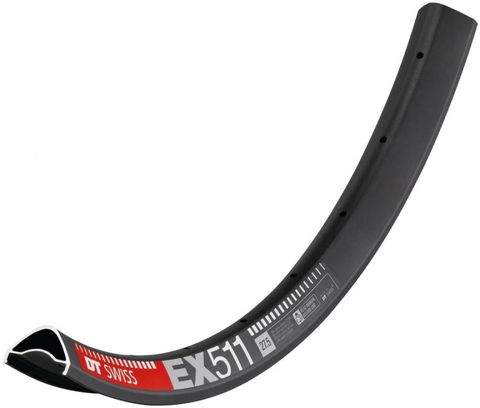 DT Swiss DTSwiss DT Swiss Felge EX 511 27,5" 28 Loch Schwarz - robuste Enduro-Felge mit 30 mm Innenbreite