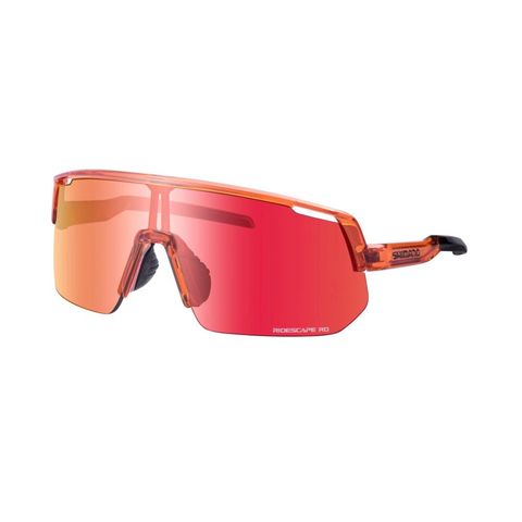 Shimano SHIMANO BRILLE TECHNIUM 2 L RIDESCAPE RD ORANGE SAPPHIRE L - Performance-Radbrille mit klarer Sicht