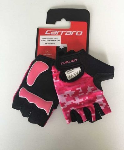 Carraro Carraro Kısa Parmak Çocuk Eldiveni 5-8 Yaş Pembe