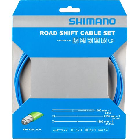 Shimano Shimano Schaltzugset OT-SP41 Optislick Rennrad blau
