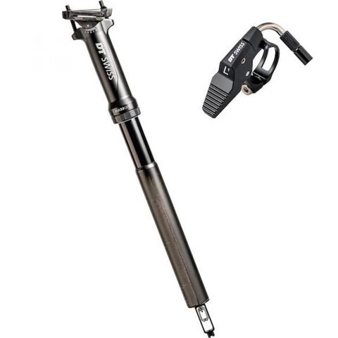 DT Swiss DTSwiss DT Swiss D 232 ONE Vario-Sattelstütze 60 mm Carbon - Ultraleichte Teleskop-Sattelstütze für Cross Country