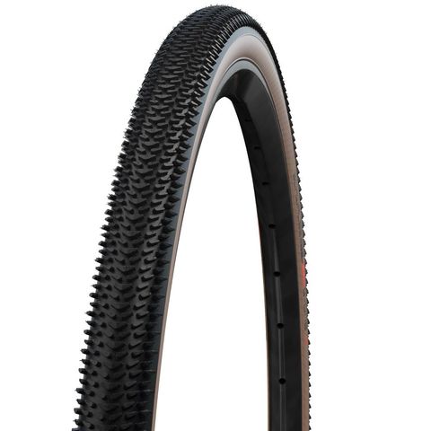 Schwalbe Schwalbe G-One R 28x1.70" (45-622) Evo Super Race TLE E-25 HS610, Addix Race Compound, transparent Skin, 520g, max. 4.0 Bar, für Gravel und Asphalt