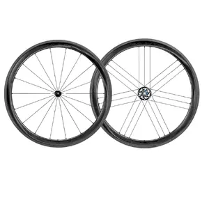 Campagnolo CAMPAGNOLO Bora WTO 45 DARK Carbon Race Wielset Zwart