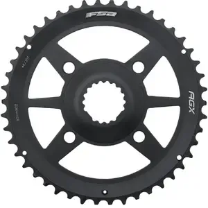Fsa FSA AGX+ Gossamer PRO 2X Direct Mount Steek 120 Kettingblad Zwart 46T