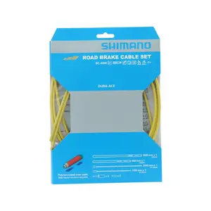 Shimano SHIMANO Dura Ace BC-9000 Polymeer Rem Kabelset Geel