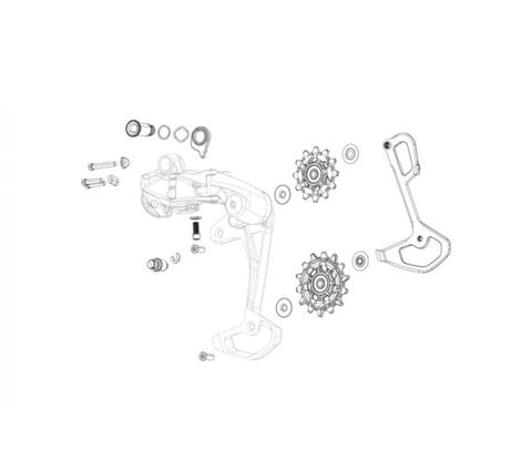 Sram SRAM Begrenzungsschrauben-Set für Rival AXS E1 Schaltwerk - Original Ersatzteil - Begrenzungsschrauben-Kit