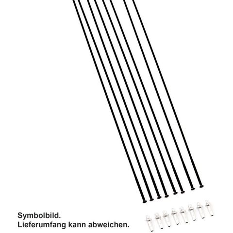 DT Swiss DT Swiss Speichenkit für GRC 1400 DICUT 700C Schwarz - zeitgemäße Lösung für Laufradreparatur