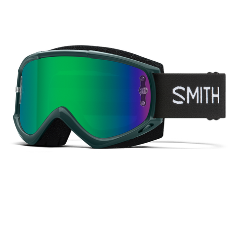Smith Smith Fuel V.1 MAX MTB Goggle Gözlük - Spruce Safari (Green Mirror + Clear Lens)