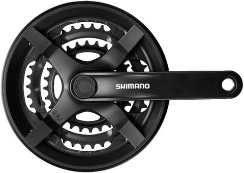 Shimano Shimano FC-TY301 175mm 48T 6-7-8V 3lü Aynakol Kapaklı Siyah*