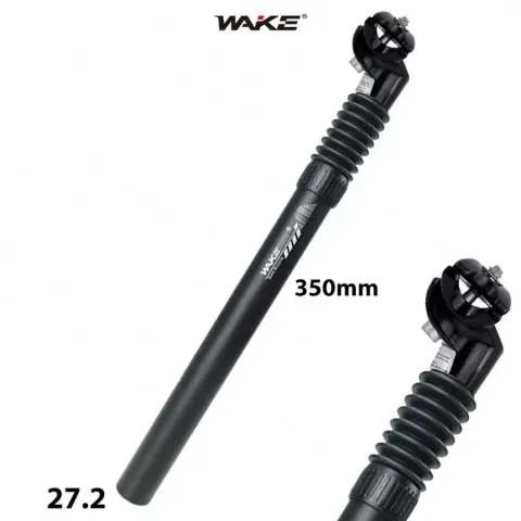 Wake WAKE AMORTİSÖRLÜ ALUMINYUM KIZAKLI SELE BORUSU - 27.2 mm x 35 cm
