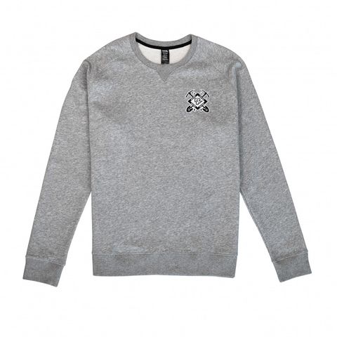 Race Face Race Face Crest Crew Sweater Grey S
