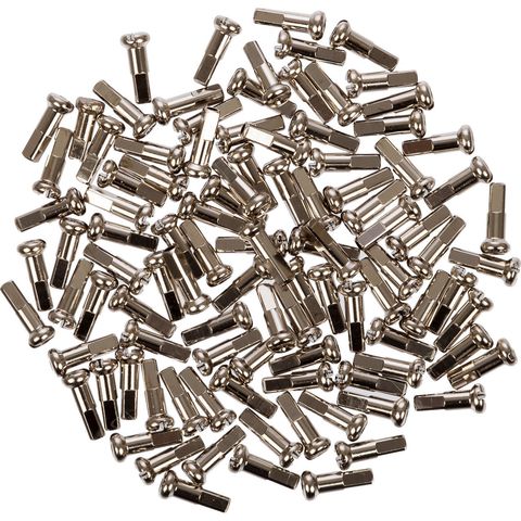 DT Swiss DT Swiss Messing-Nippel 1,8 mm - 100 Stück silber 12 mm