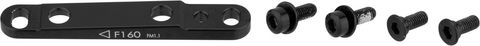 TRP TRP Scheibenbremsadapter FF-5 für Flat Mount VR 140 mm/160 mm schwarz 160 mm, 140 mm