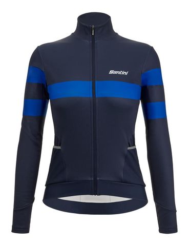 Santini Santini Coral Bengal Kadın Termal Kışlık Bisiklet Forması 3W216175CORALBENG