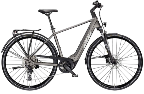 Ktm KTM Macina Gran 830 - 800 Wh - 28 Zoll - Diamant - 2026 - Machine Grey Matt/Silver/Blue - Größe 51 CM