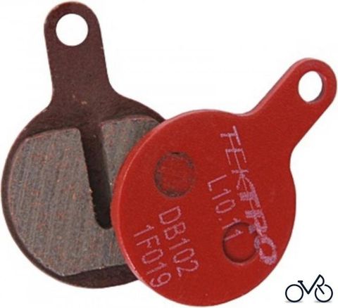 Tektro TEKTRO Lyra Bremsbeläge Disc Semi-Metallic Rot - Sport Bremsbeläge für Scheibenbremsen