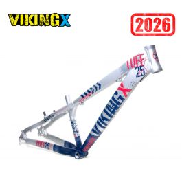 Vikingx VikingX Tuff X-25 Dirt Jump Aliminyum Kadro Mavi-Gümüş PT877